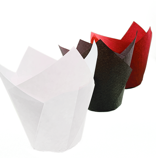 High Quality Greaseproof Denester Baking Cups